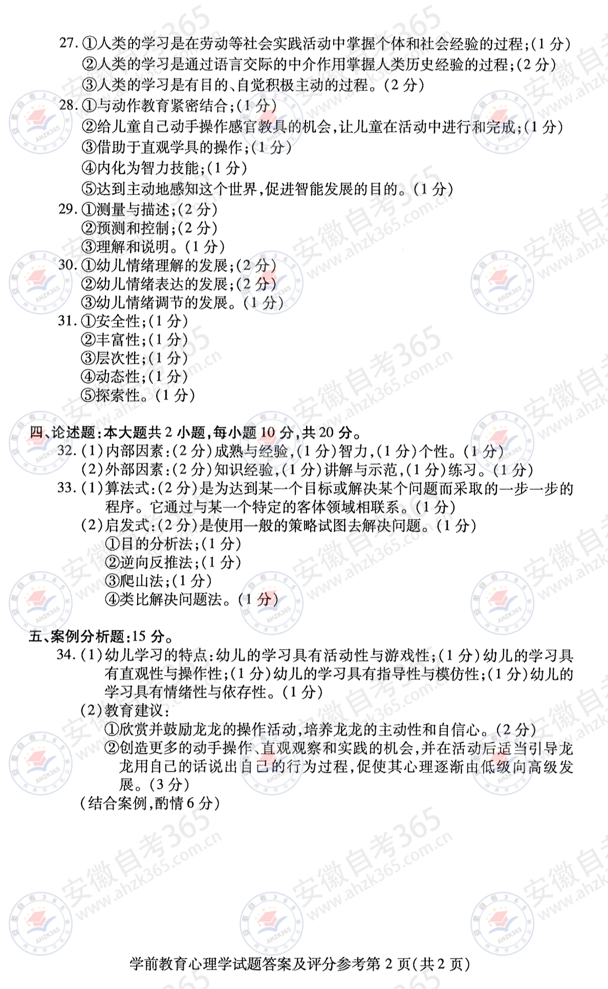 00882學(xué)前教育心理學(xué)答案2.jpg